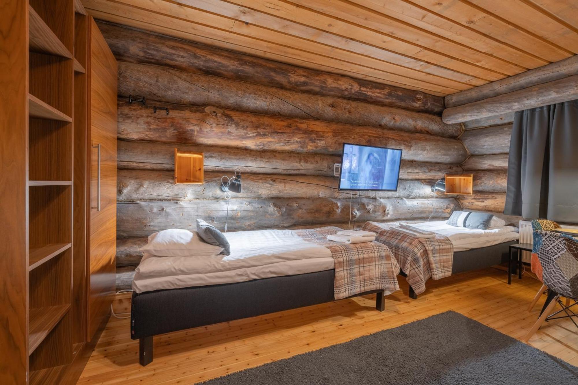 Kuukkeli Log Houses Aurora Resort Saariselkä Exterior foto