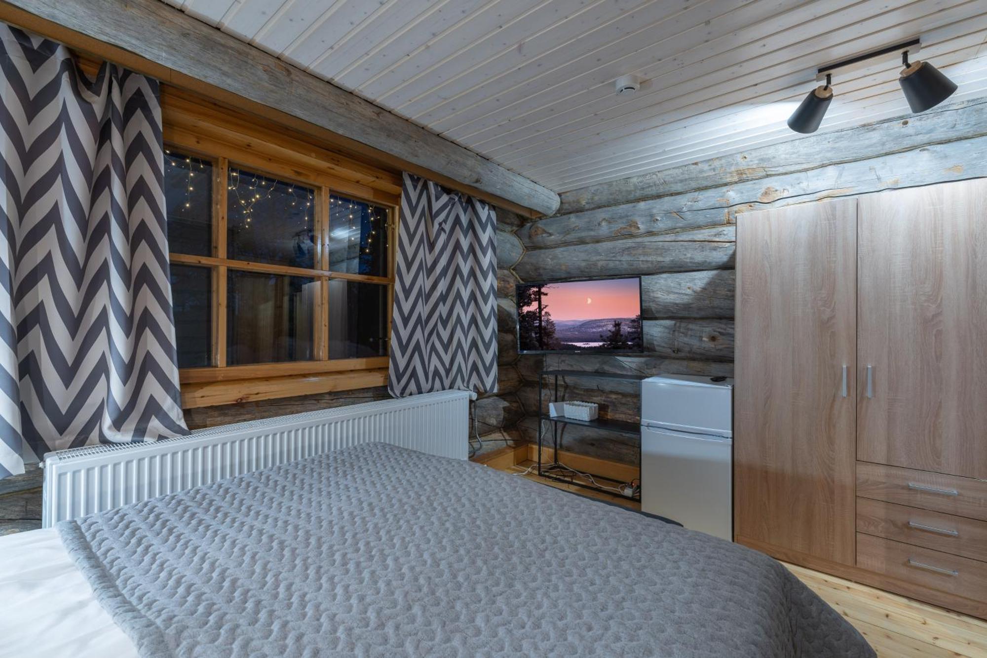 Kuukkeli Log Houses Aurora Resort Saariselkä Exterior foto