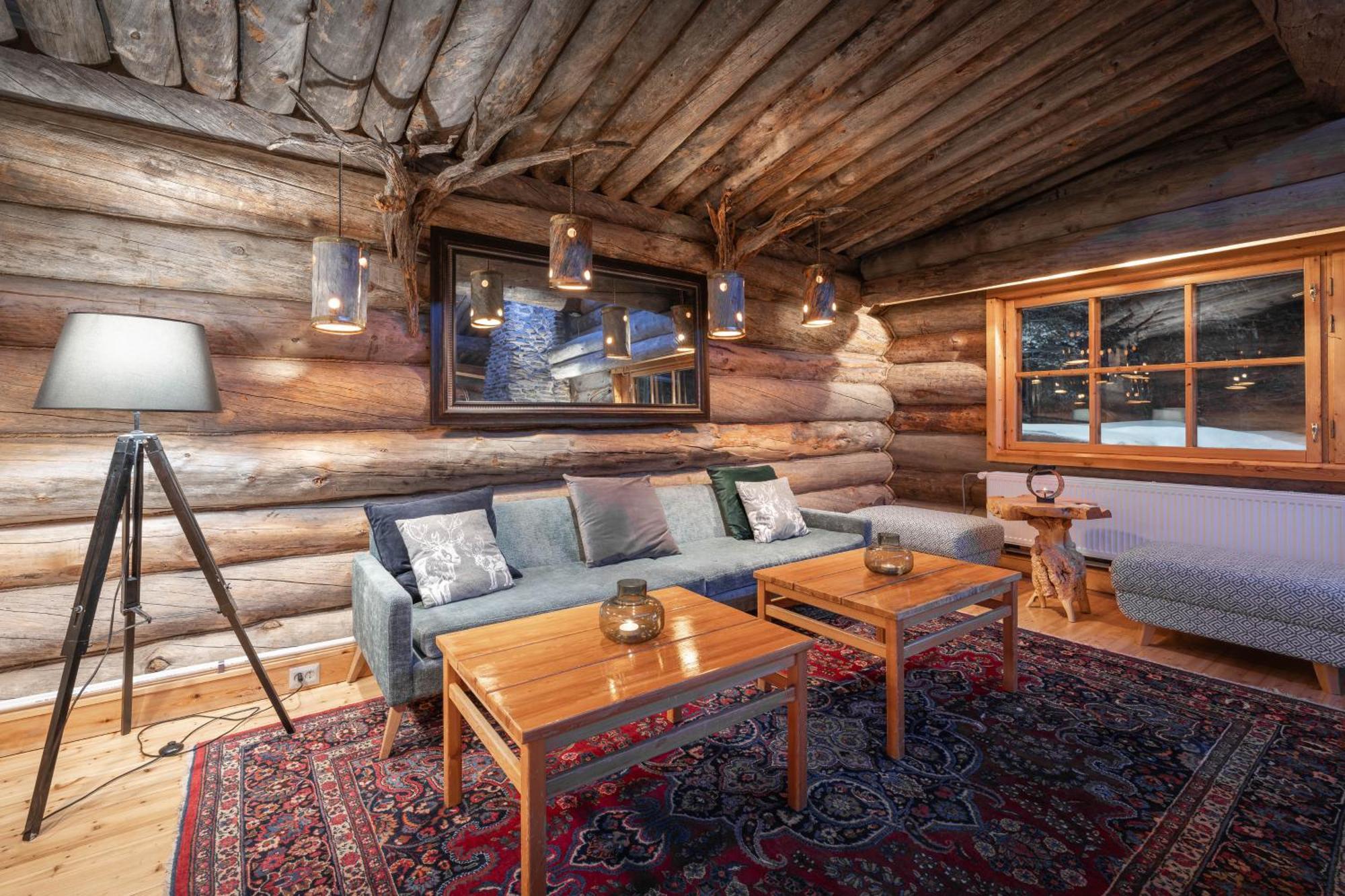 Kuukkeli Log Houses Aurora Resort Saariselkä Exterior foto