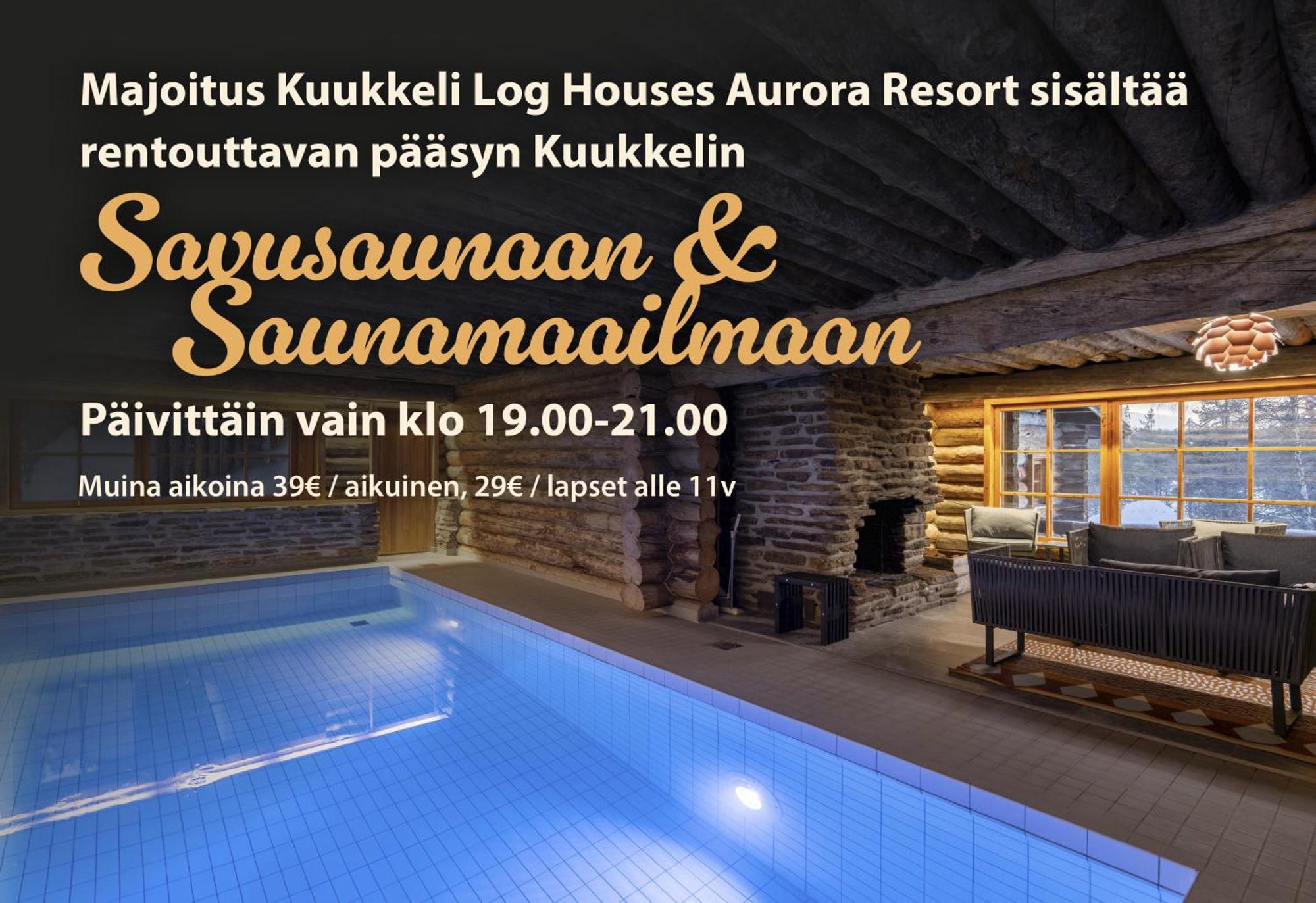 Kuukkeli Log Houses Aurora Resort Saariselkä Exterior foto